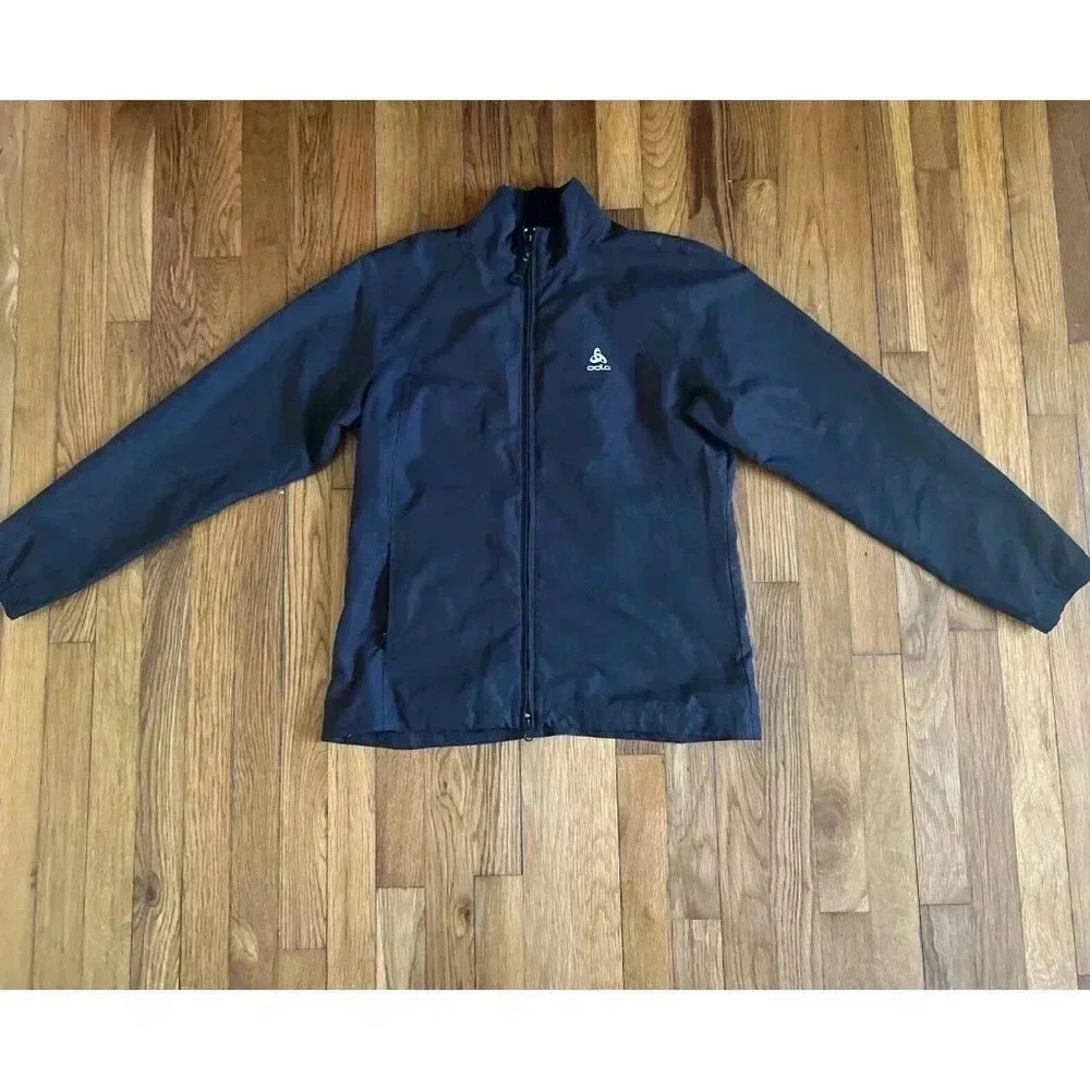 Odlo Women's Full Zip Jacket Black Polyester Size M